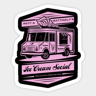 ICS Pink Ice Cream Truck Sticker